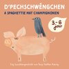 D'Pechschwéngchen a Spaghetti mat Champignone