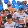 Ausverkaaften Nuets-Marathon an der Stad