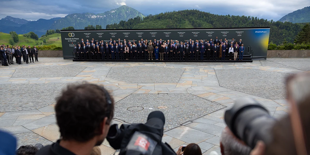 Friddenskonferenz um Bürgenstock: Succès oder just Show? | © picture alliance / Photoshot