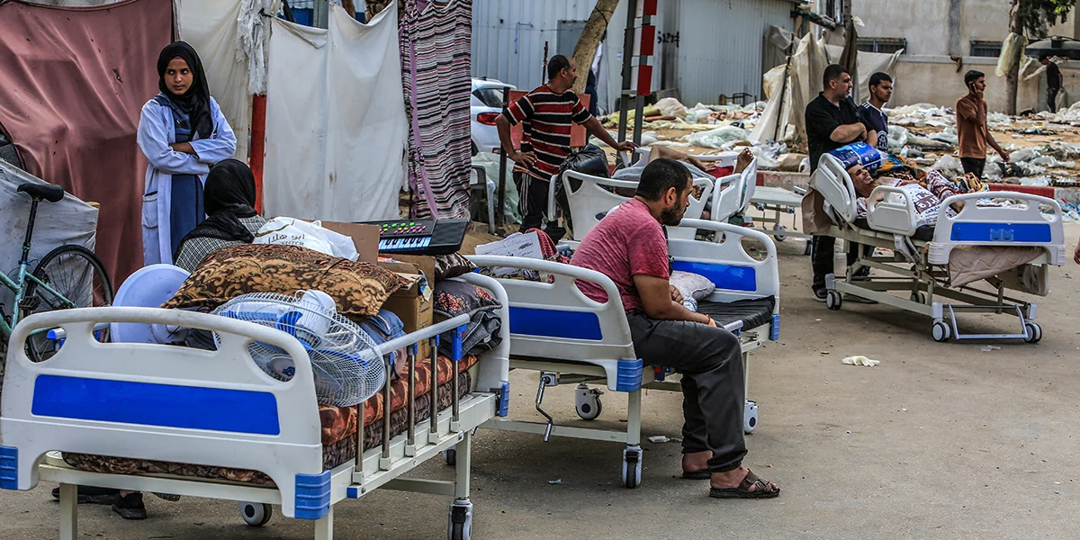 Patienten aus der Gazasträif sollen op Lëtzebuerg kommen | © picture alliance/dpa | Abed Rahim Khatib