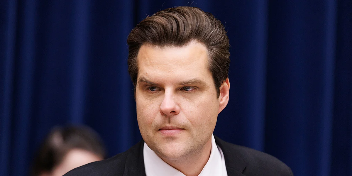 Matt Gaetz zitt sech aus zukünfteger Trump-Regierung zeréck | © picture alliance / NurPhoto | Aaron Schwartz
