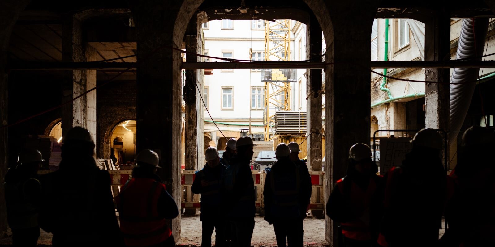 Wéi wäit ass de Chantier vum Hotel des Postes um Aldringen? | © POST Luxembourg / Anouk Flesch