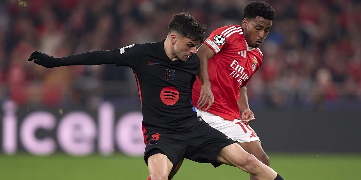 De Leandro Barreiro am Match Benfica géint Barcelona. | © picture alliance / NurPhoto | Jose Manuel Alvarez Rey