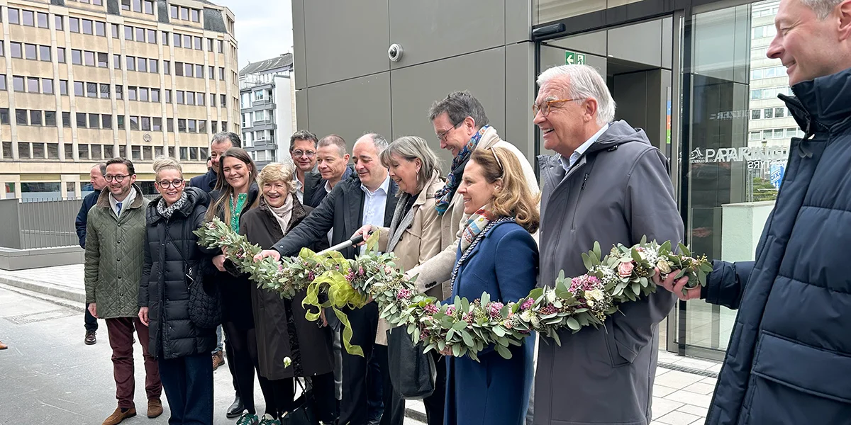 De Parking Rousegäertchen ass nees op | © Sté Bisenius