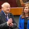 Konferenz vum Holocaust-Iwwerliewende Jozef Sznajer | © Eric Ewald