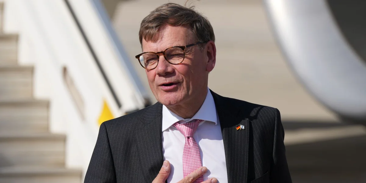 Däitschen Ausseminister Wadephul: Hongersnout en "untragbarer Zustand" | © picture alliance/dpa | Soeren Stache