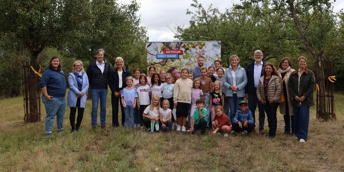 Campagne "Gielt Band - Hei dierft Dir plécken" | © MA