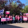 Keng Sanktioune fir TICE-Mataarbechter, déi u Protestpiquet deelgeholl hunn | © Eric Ewald
