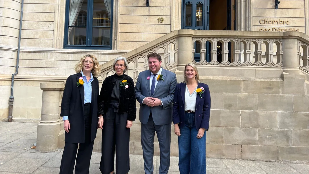v.l.n.r. Joëlle Welfring, Sam Tanson, Meris Sehovic, Djuna Bernard | © Sophie Schroeder