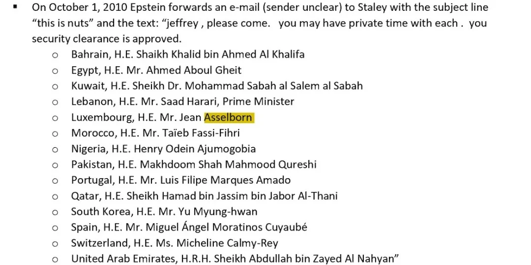 Screenshot aus den Epstein-Files | © Radio 100,7