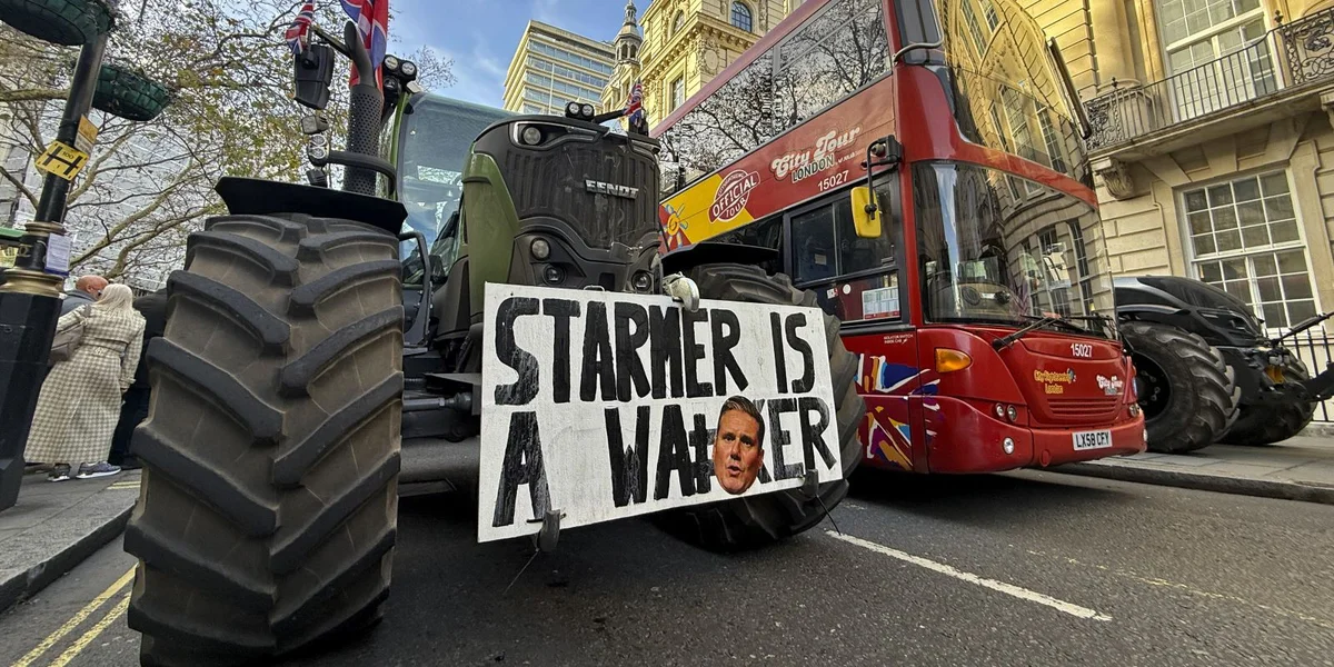 Protester vum 26.11.2025  | © picture alliance / M.i.S. | Bernd Feil