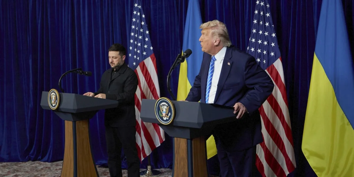 Trump a Selenskyj zu Palm Beach | ©  EPA/PRESIDENTIAL PRESS SERVICE 