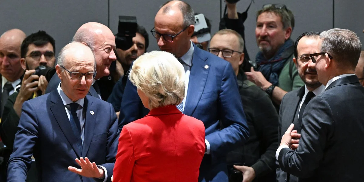 Premier Luc Frieden, Bundeskanzler Friedrich Merz, EU-Kommissiounpresidentin Ursula von der Leyen | © European Union