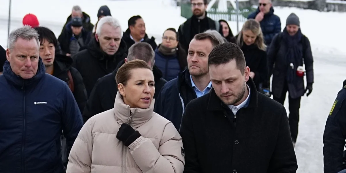 Dänesch Ministerpresidentin fir Treffen mat hirem Homolog a Grönland ukomm | © EPA/MADS CLAUS RASMUSSEN DENMARK OUT