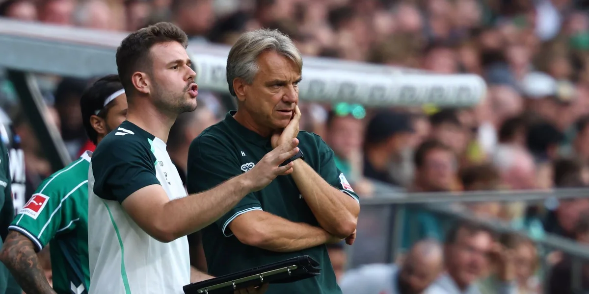 De Raphael Duarte (lénks) nieft dem Horst Steffen (riets). | © PA/HANNIBAL HANSCHKE CONDITIONS