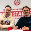 Fussballnationalspiller Mathias Olesen wiesselt an Éisträich | © Grazer AK