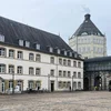 Äisskulptur vun 2 Tonnen: Iwwer d'Sécherheet goufe sech am Virfeld keng Froe gestallt | © Eric Ewald