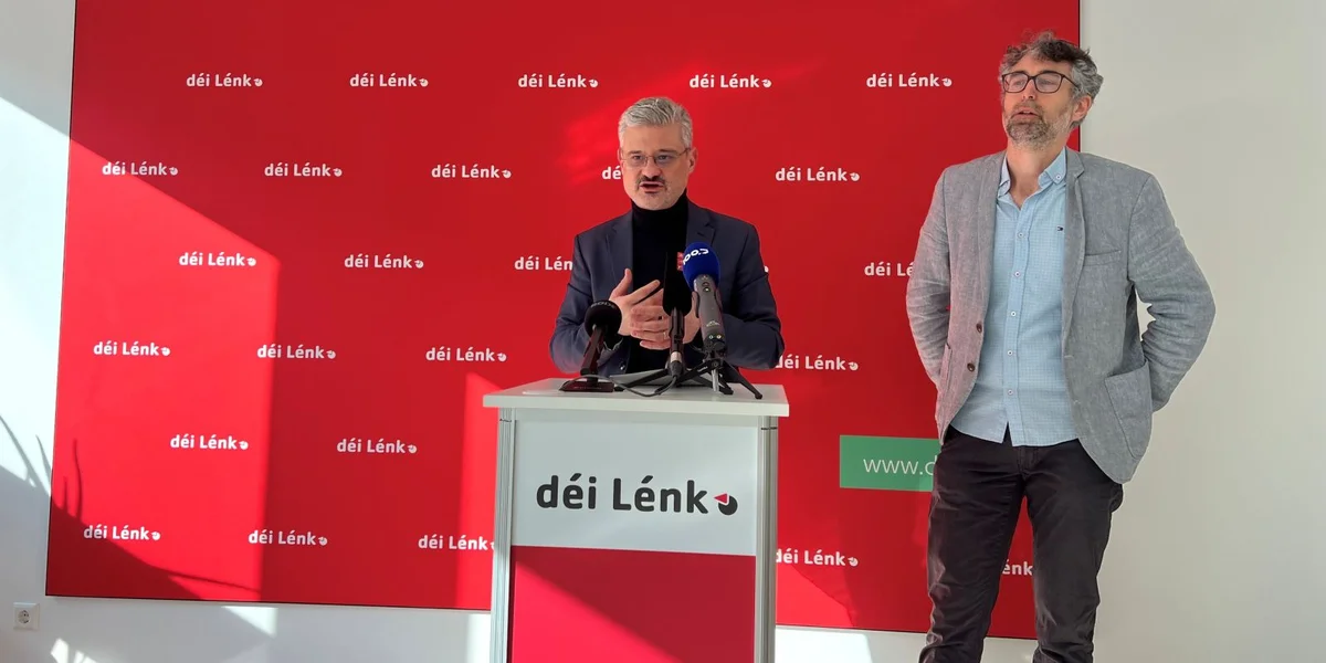 "Vill waarm Loft a wéineg Resultater" - Déi Lénk zéien de Bilan vum Logementsdësch  | © Sophie Schroeder