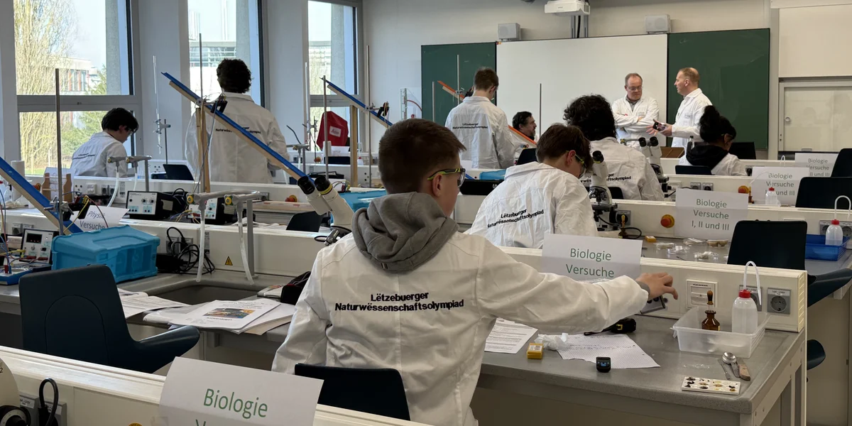 2.100 Schüler stellen hiert Wëssen op der Wëssenschaftsolympiad haut op d'Prouf  | © Moris Garzaro