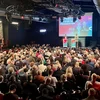 D'Maxime Miltgen an de Georges Engel wäerten d'LSAP an déi nächst Wale féieren | © Diane Lecorsais