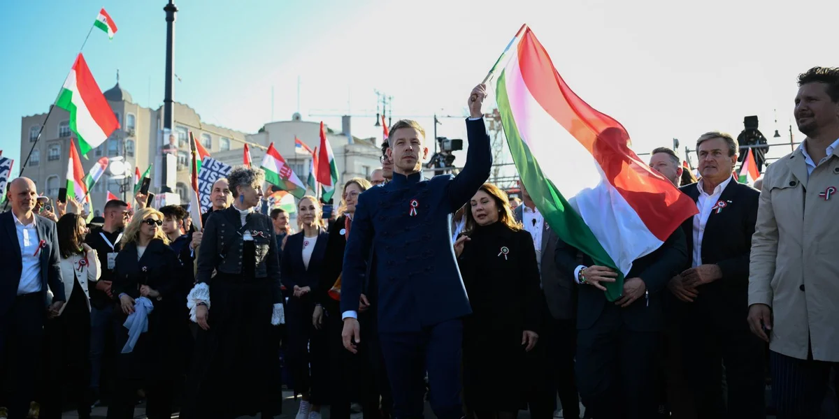 Péter Magyar | © EPA/BOGLARKA BODNAR HUNGARY OUT