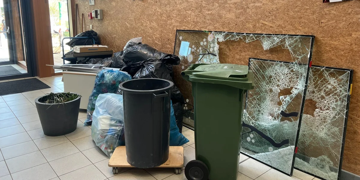 Vandalismus an der Schoul Rued-Sir  | © Sophie Schroeder