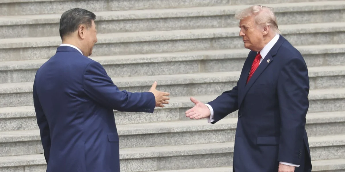 Treffe vum Donald Trump a Xi Jinping: Et wéilt ee méi Partner, a manner Rivale sinn | © EPA/Maxim Shemetov / POOL