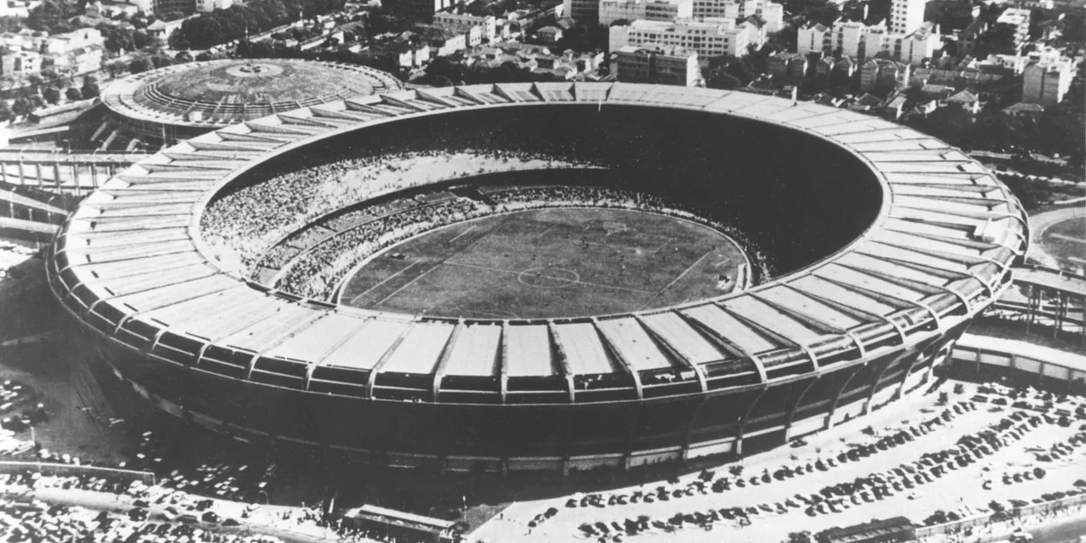 De Maracana Stadion a Rio de Janeiro, wou Uruguay 1950 2:1géint Brasilien de WM-Titel gewonnen huet | © picture-alliance / dpa
