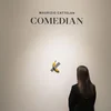 Konschtwierk "Comedian": D'Banann, déi mat Tape un der Mauer pecht, gouf geklaut  | © EPA/JUSTIN LANE