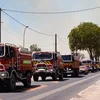 Drëtt Canicule: Frankräich gëtt de Flamen an de Pyrénées-Orientales net meeschter | © EPA/CHLOE REULET