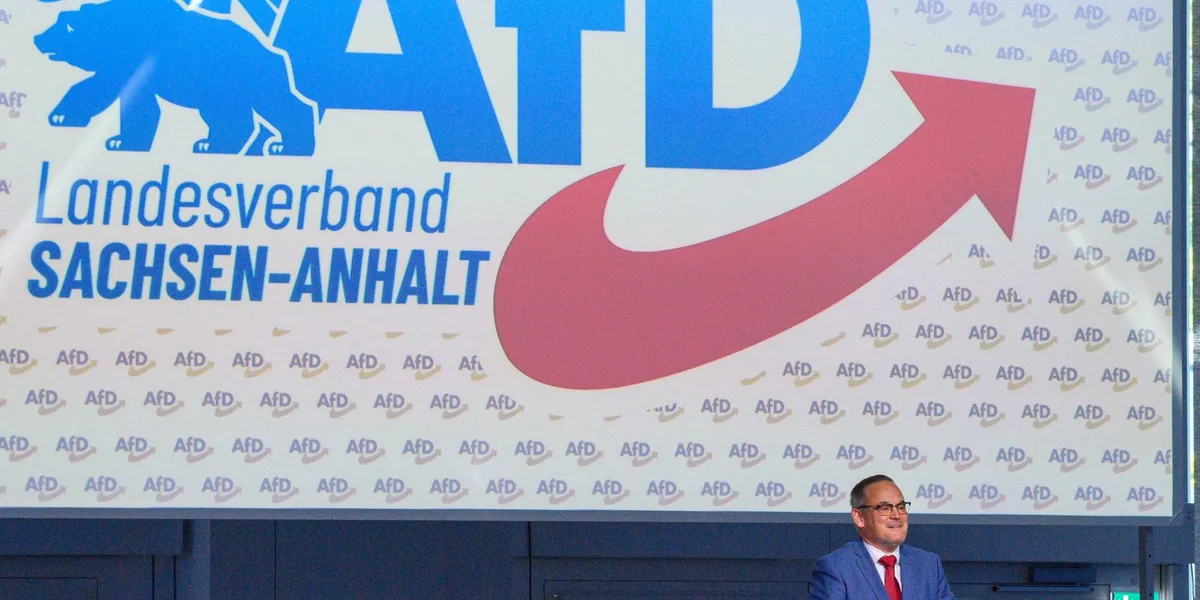 Landesparteidag vun der AfD Sachsen-Anhalt | © picture alliance/dpa | Klaus-Dietmar Gabbert