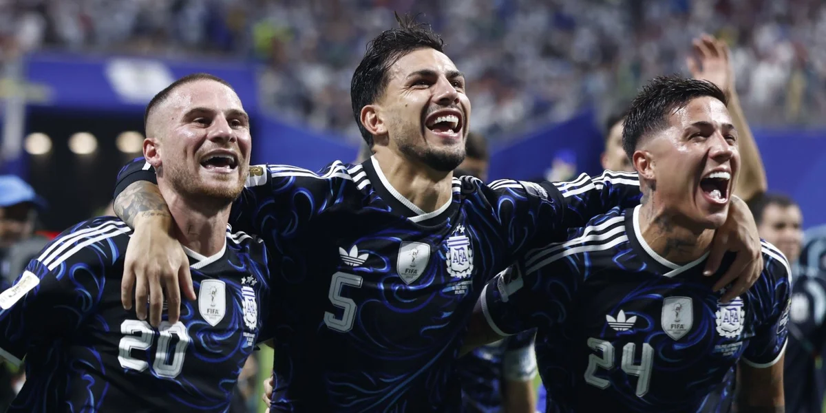 Argentinien dréit de Match a steet nees an der Finall | © EPA/WILL OLIVER