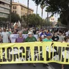 “Manner Tourismus, méi Liewen”: Masseprotester op Mallorca fuerdere manner Visiteuren | © picture alliance/dpa | Clara Margais