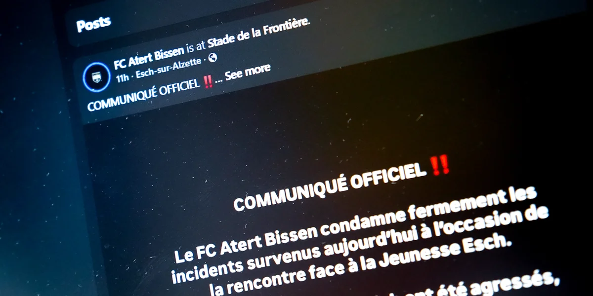 Match géint d'Jeunesse: Biissener Supporter goufen aggresséiert an e Fändel verbrannt | © Radio 100,7