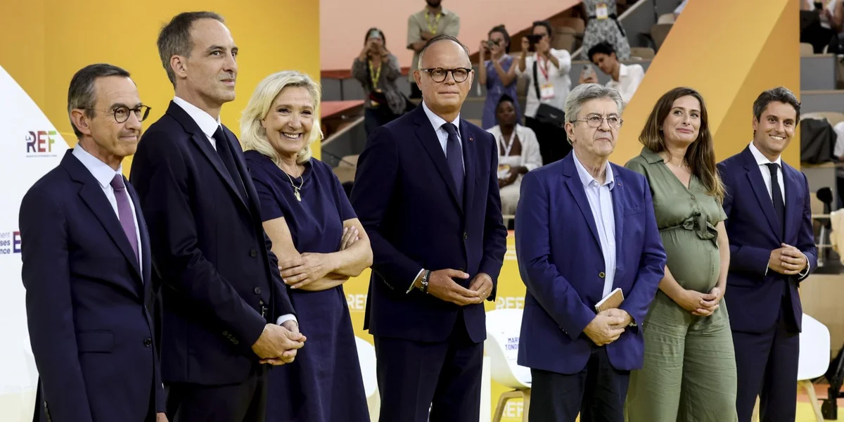 Wirtschaft a Staatsfinanze am Zentrum vum éischten Debat am franséische Walkampf | © EPA/TERESA SUAREZ