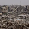 Gebai fält no israeeleschen Attacken an e Koup: Op d'mannst 8 Doudeger a Gazasträif | © EPA/MOHAMMED SABER