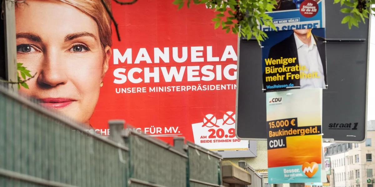 Walen a Mecklenburg-Vorpommern um Sonndeg: AfD an SPD de Sondagen no ganz no beieneen | © picture alliance / Wolfgang Maria Weber | R7172