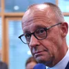 Den däitsche Kanzler Friedrich Merz | © EPA/HANNIBAL HANSCHKE