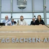 Tobias Rausch am Landtag a Sachsen-Anhalt | © picture alliance/dpa/AFP Pool | Ronny Hartmann