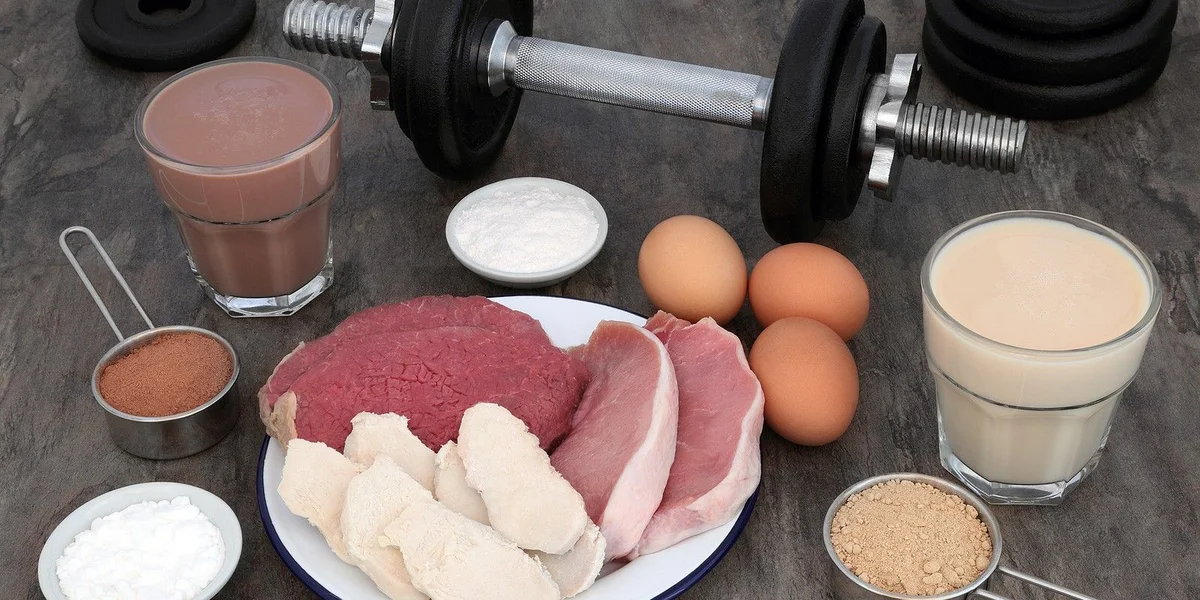 Vill Proteinnen iessen, bedeit dat och méi Muskelen? | © Bigstock